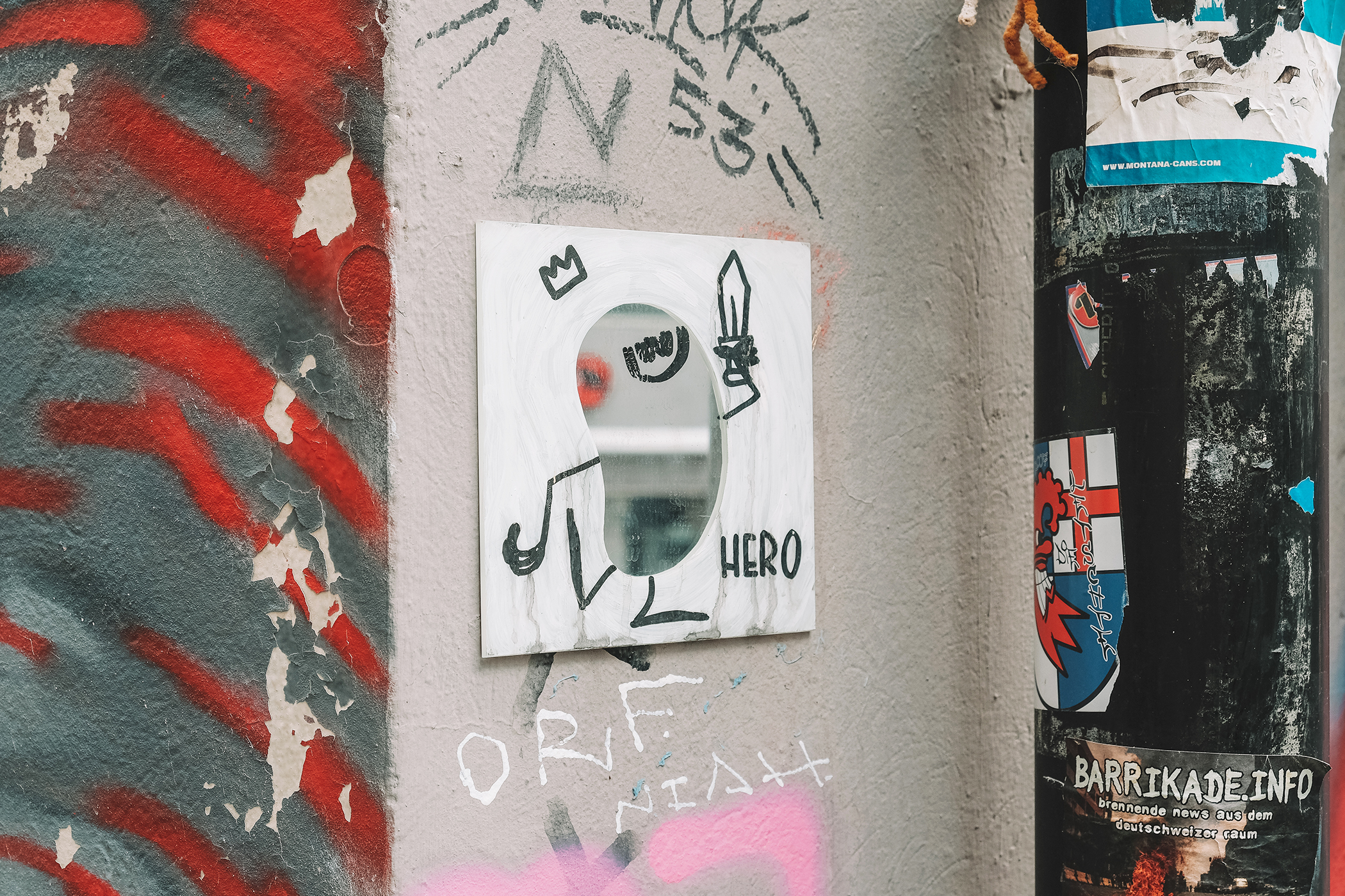 Tour et les hotspots du street art, artistes à Bâle [Suisse]